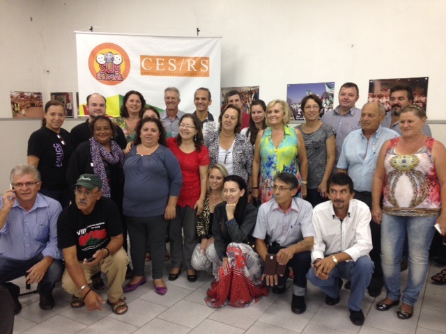 Participantes da Plenária vindos de Santa Catarina