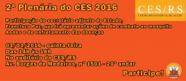 Participe da 2ª Plenária do CES
