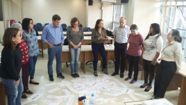Oficina com conselheiros estaduais de saúde - Foto: Acervo CES/RS