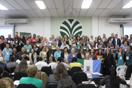 Delegados eleitos para a etapa nacional, em Brasília - Foto: Divulgação/CES/RS