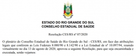 Informativo CES/RS