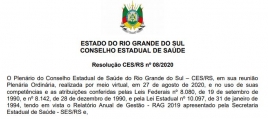 Informativo CES/RS