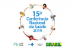 Logo da 15ª Conferência Nacional de Saúde