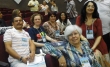 Presidente do CES, Célia Chaves, juntamente com Debora Melecchi e com a vereadora de Porto Alegre, Jussara Cony