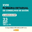 XVIII Plenária Estadual de Conselhos