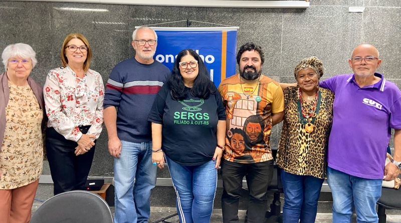 Foto dos membros da Mesa Diretora