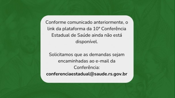 email da conferencia